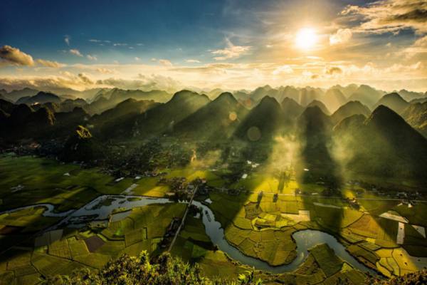 Dien Bien Phu au Vietnam, vestiges de la guerre d’Indochine