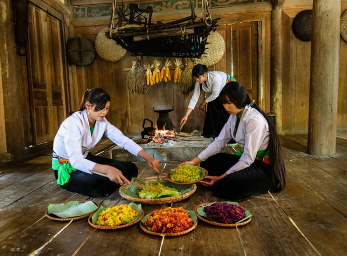 Le riz gluant Vietnamien dans la culture des Vietnamiens et des ethnies minoritaires