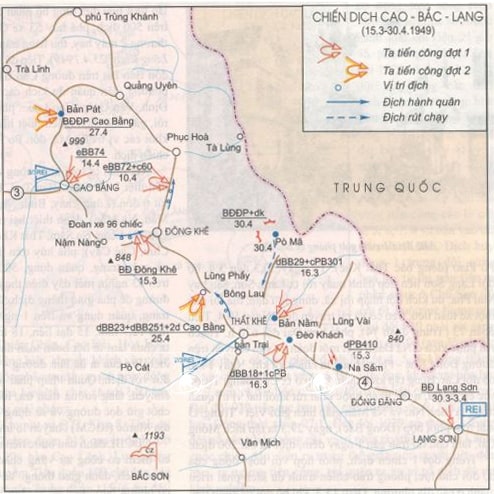 Bataille de Dong Khe / Route sanglante RC4 entre Cao Bang et Lang Son